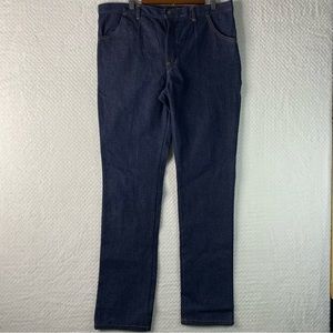 Vintage Raw Denim Jeans Unbranded 38/34 Mid Rise Made in USA Straight (5198)